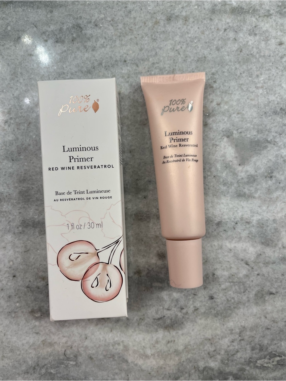 100% Pure Luminous Primer - Rose Nude Shimmer
